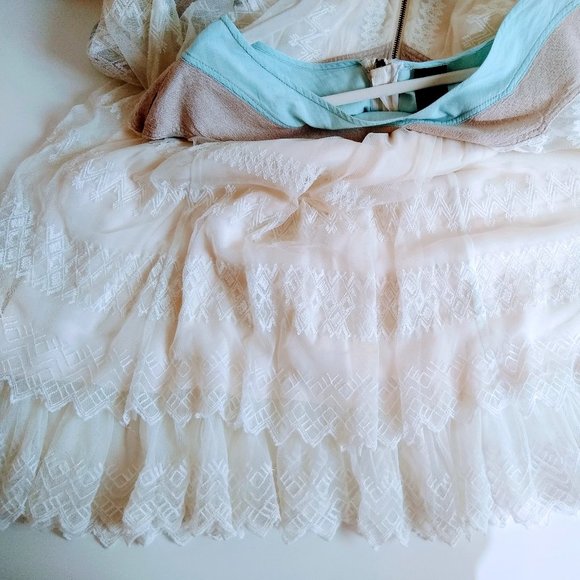 Free People New Romantics Boho Chic lace dress Size XS - Picture 9 of 16